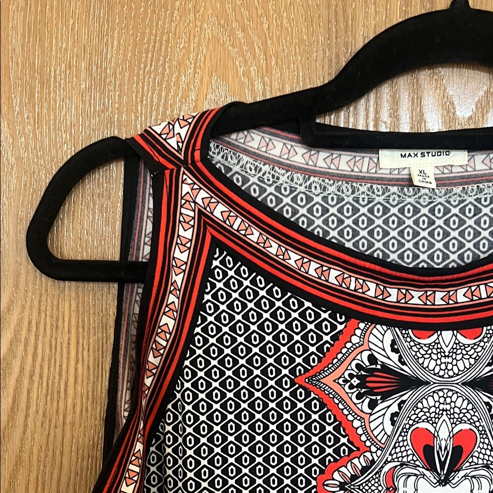 Max Studio Elegant Sleeveless Patterned Dress - image 4